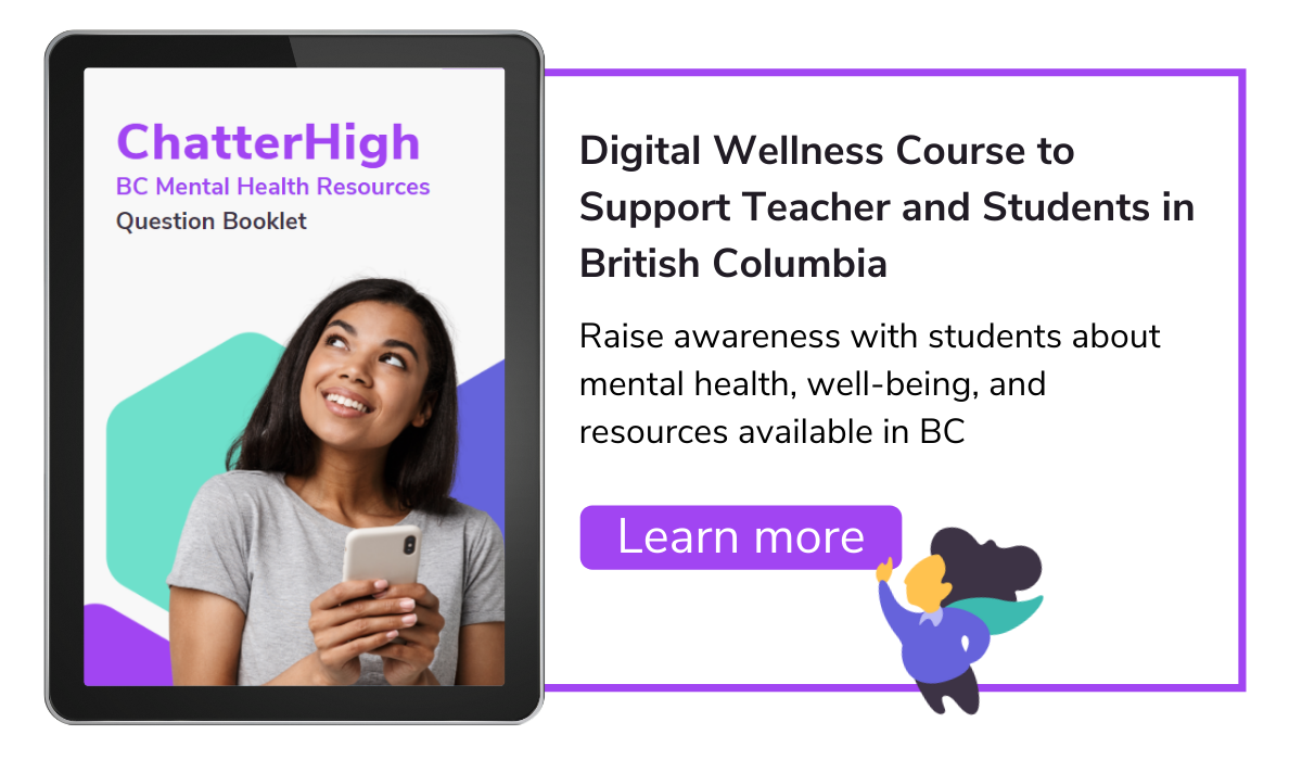 British Columbia: Mental Health Resource for Students and Teachers ...