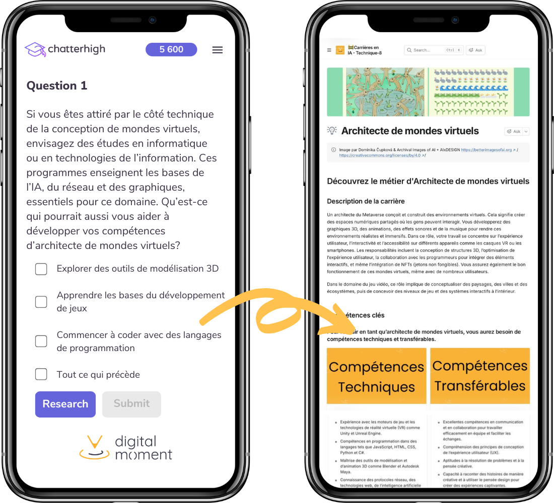 FR Digital Moment C3 - AI Literacy Course Phone Graphics FR Digital Moment C3 - AI Literacy Course Phone Graphics